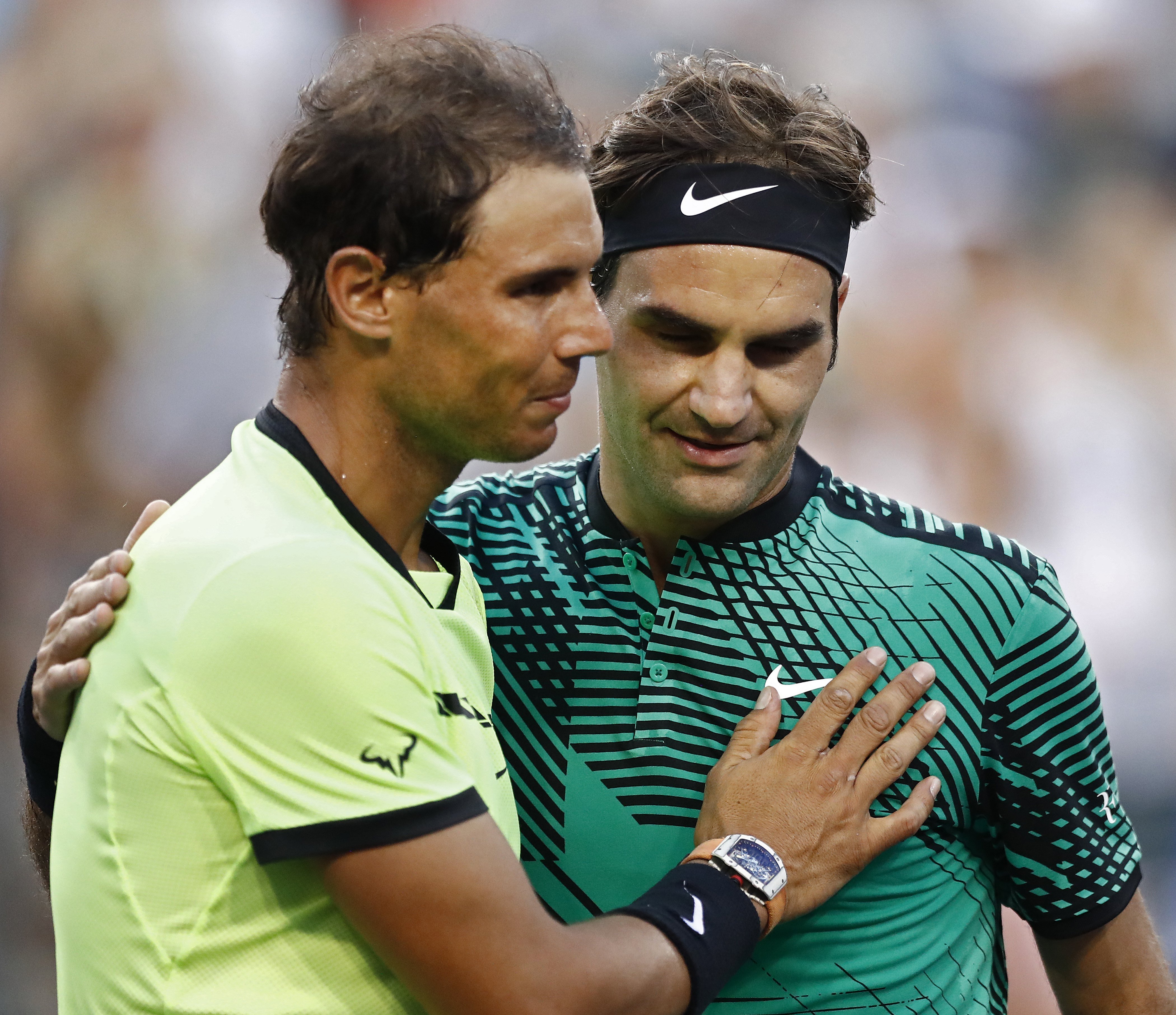 El Federer más brillante elimina de nuevo a Nadal