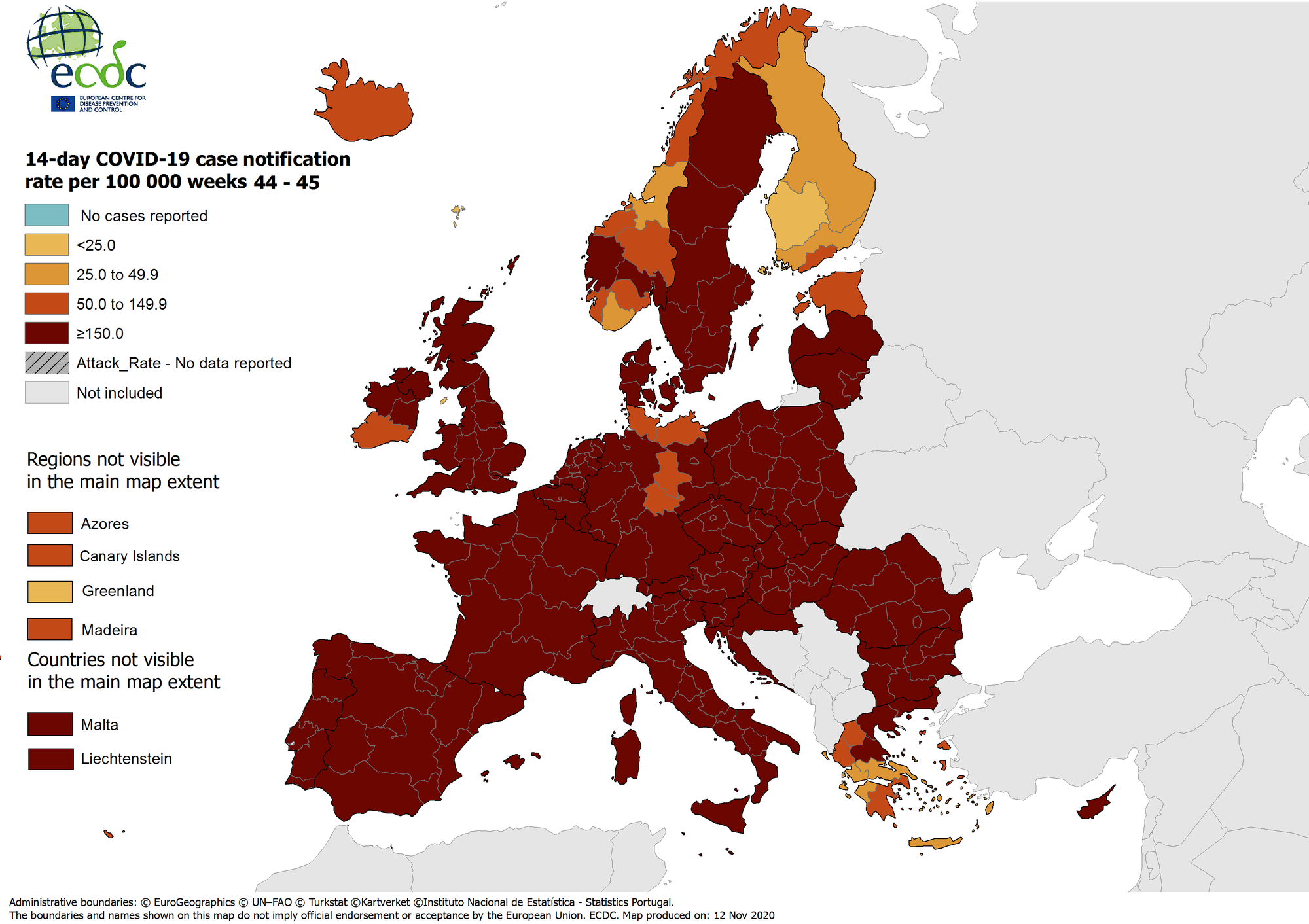 MAPA | Pánico en Europa: todos los indicadores del Covid en rojo