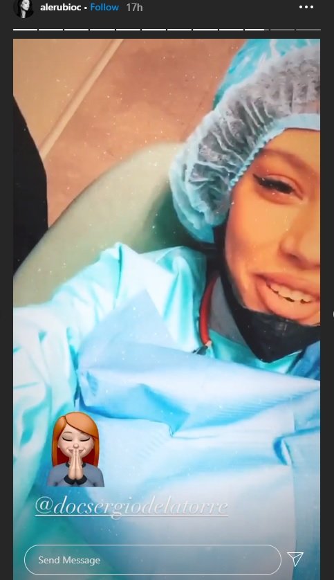 Alejandra Rubio en el dentista, Instagram