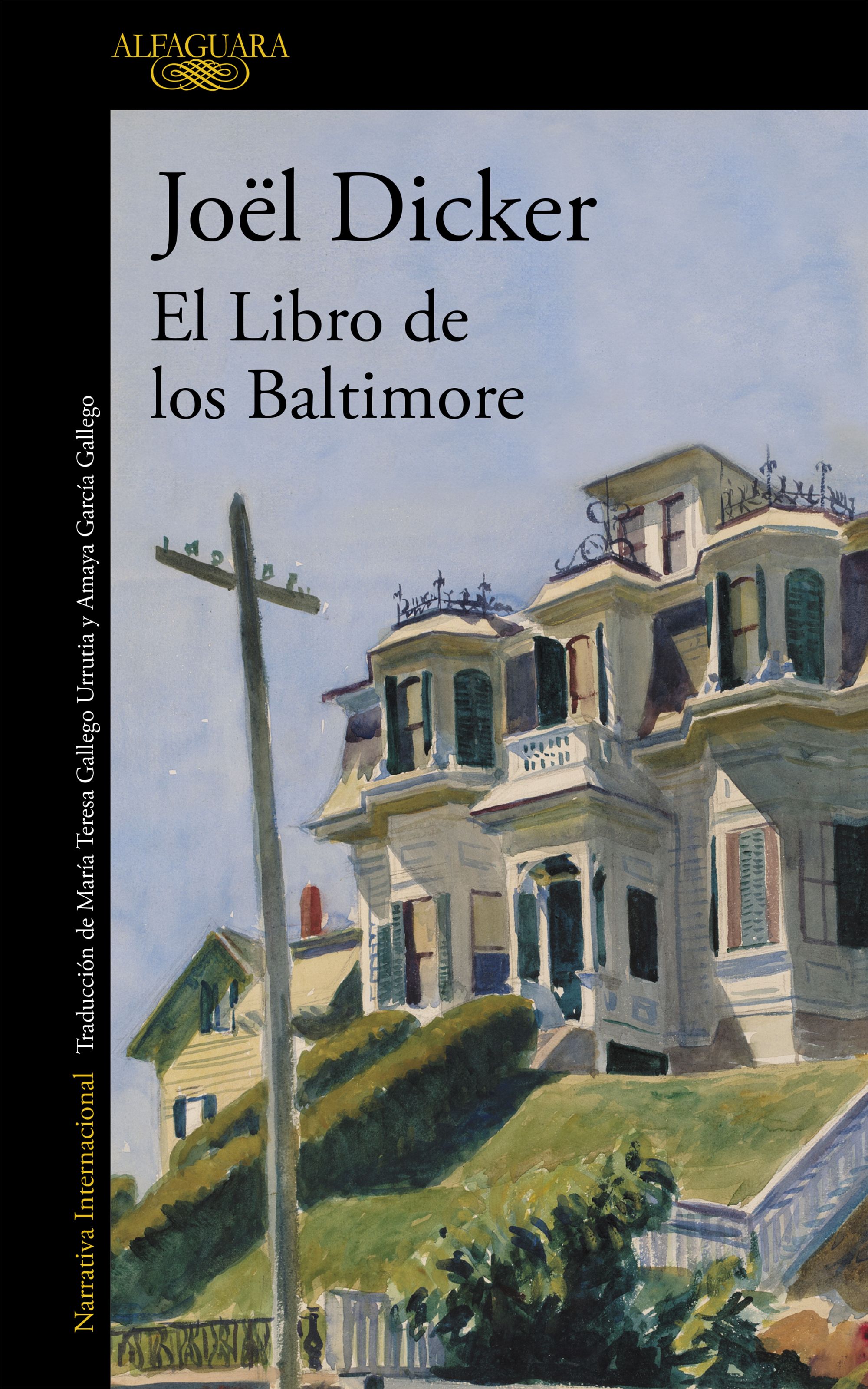 Portada de "El libro de los Baltimore"