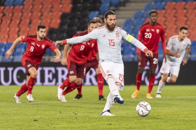 Sergio Ramos Espanya Suissa Nations League EFE