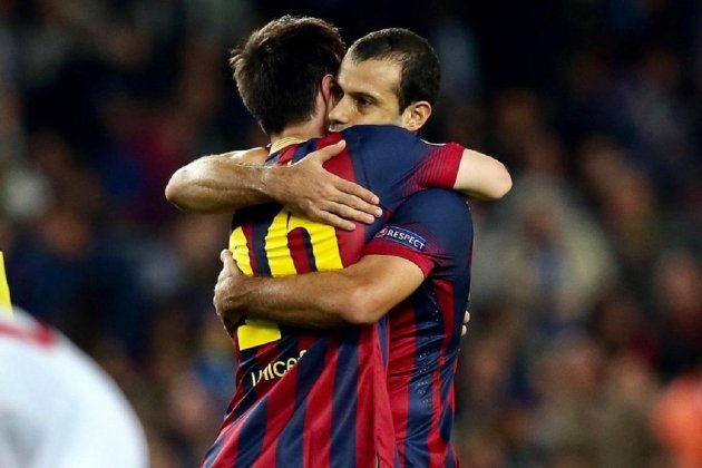 Messi Mascherano Instagram @leomessi Messi Mascherano Instagram @leomessi