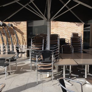 Bars locals terrassa tancats buits coronavirus covid-19 crisi Hosteleria restauracio - Sergi Alcazar