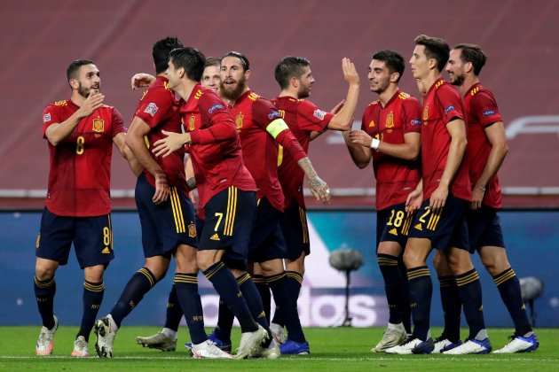 España celebracio gol Alemanya EFE
