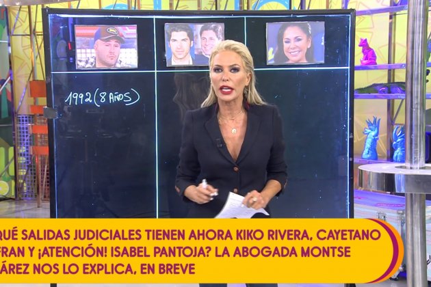 Montse Suárez advocada a Sálvame T5