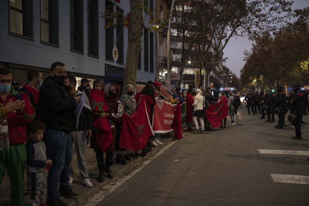  Manifestacio sahara occidental embaixada marroc - maria contreras cuello|garganta