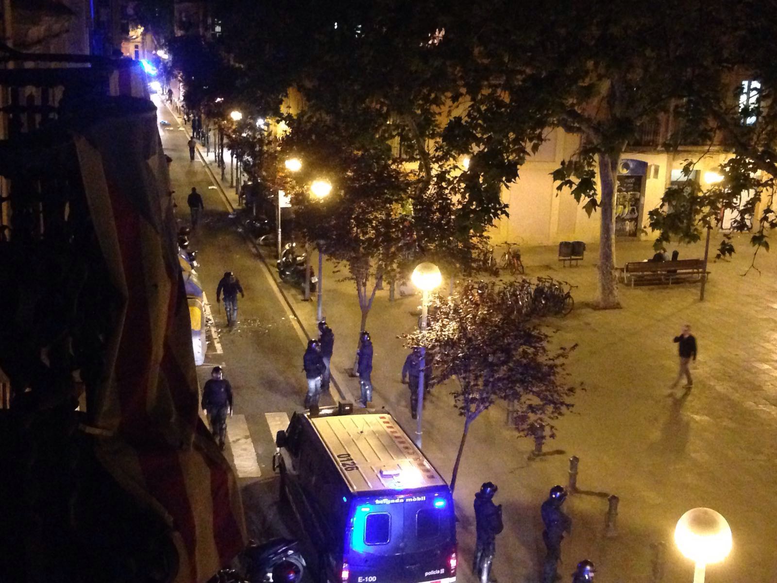 Dispositiu policial de mínims a les Festes de Gràcia
