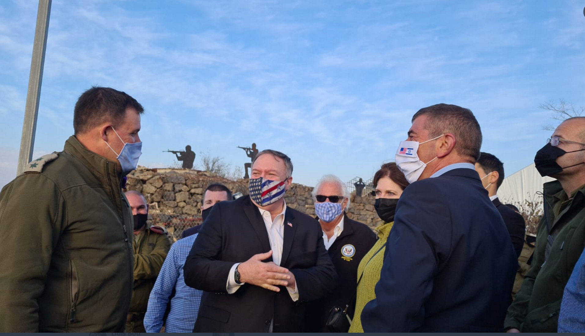 El secretario de Estado de EE.UU., en los Altos del Golán: "¡Eso es Israel!"