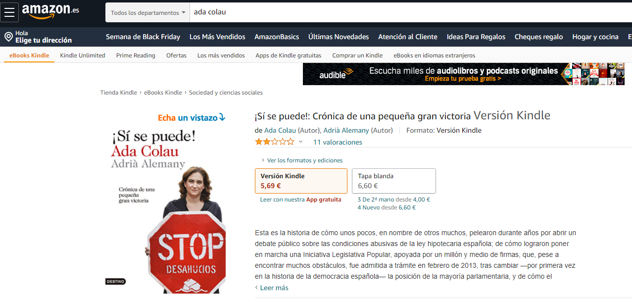 Colau se puede Amazon