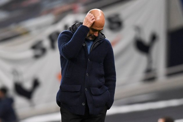 Guardiola triste Manchester City EFE
