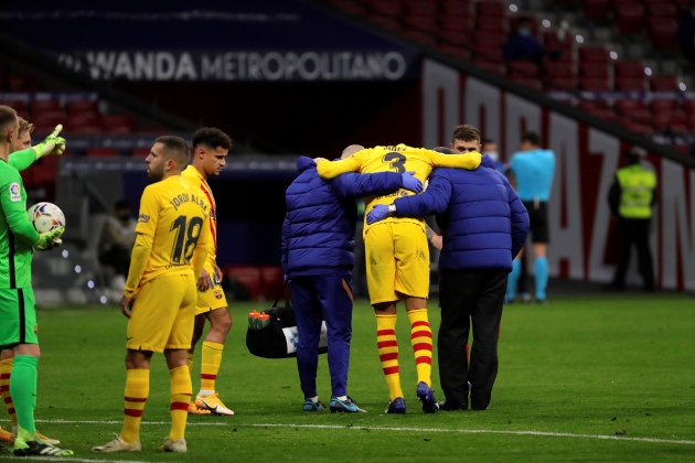 Gerard Piqué lesió EFE