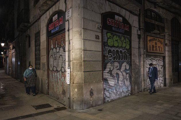 centro Barcelona tienda locales cerrados barrio Gotic crisis Covid - Sergi Alcazar