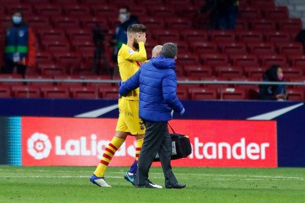 Pique llorando Barca EuropaPress