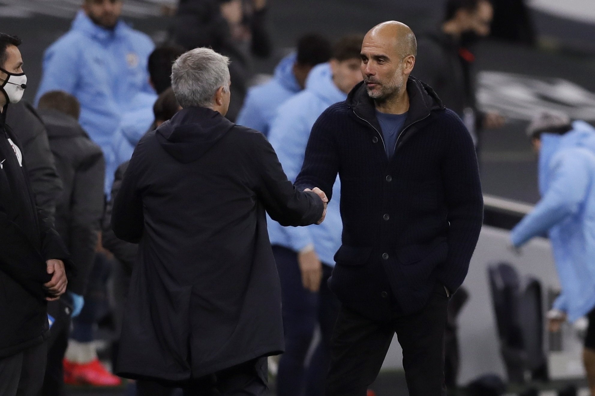 Guardiola, ofuscado: "Los equipos de Mourinho son así"