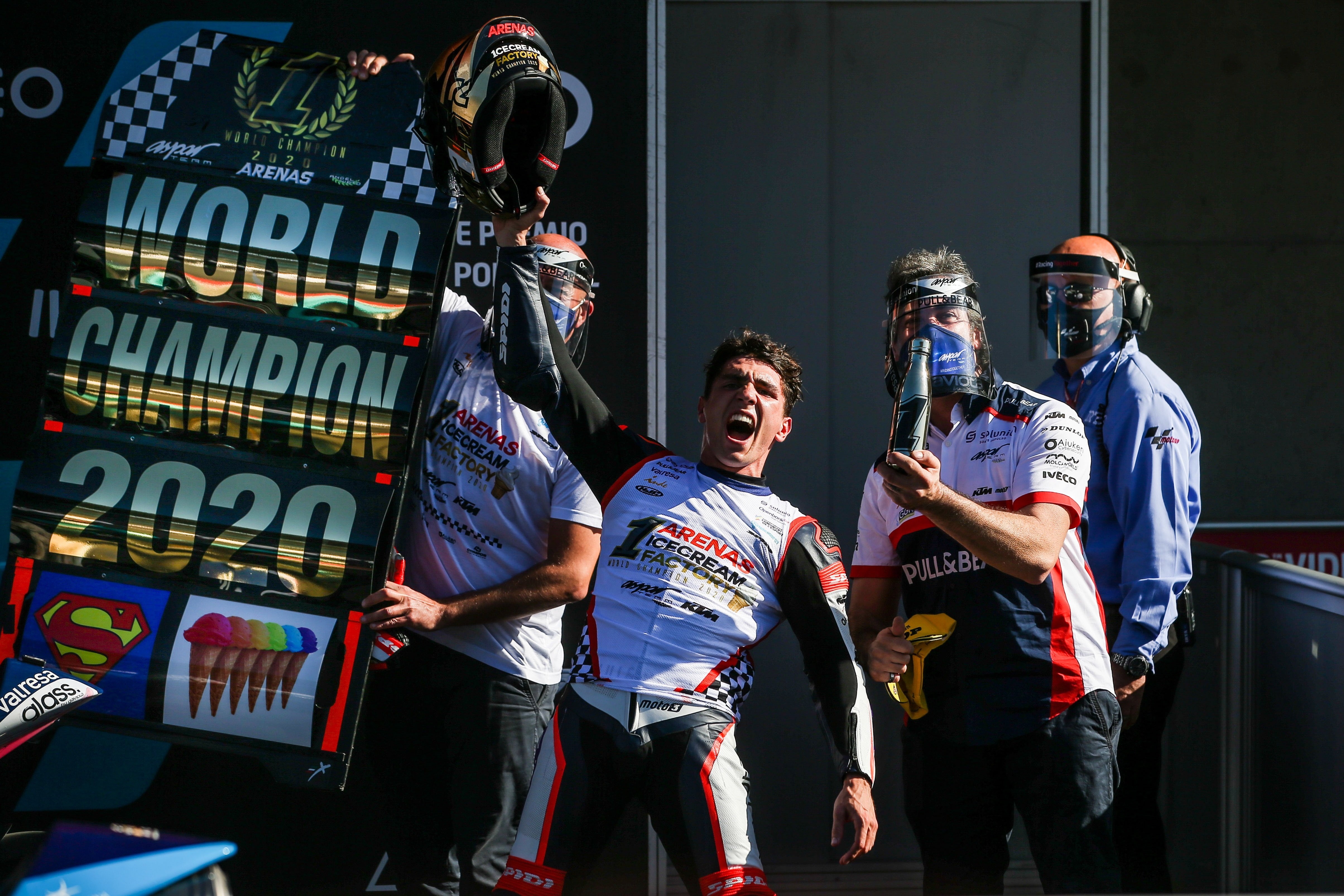 El pilot català Albert Arenas es proclama campió del món de Moto3