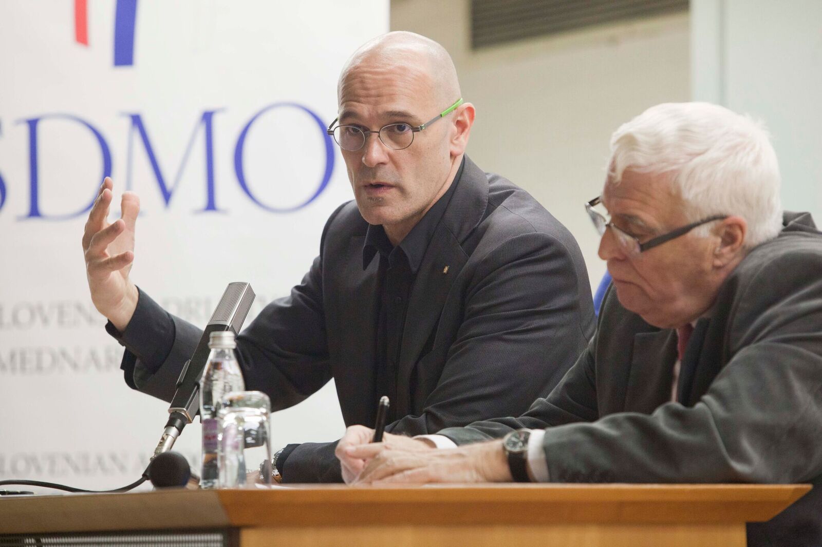 Romeva se reúne con los artífices de la independencia de Eslovenia