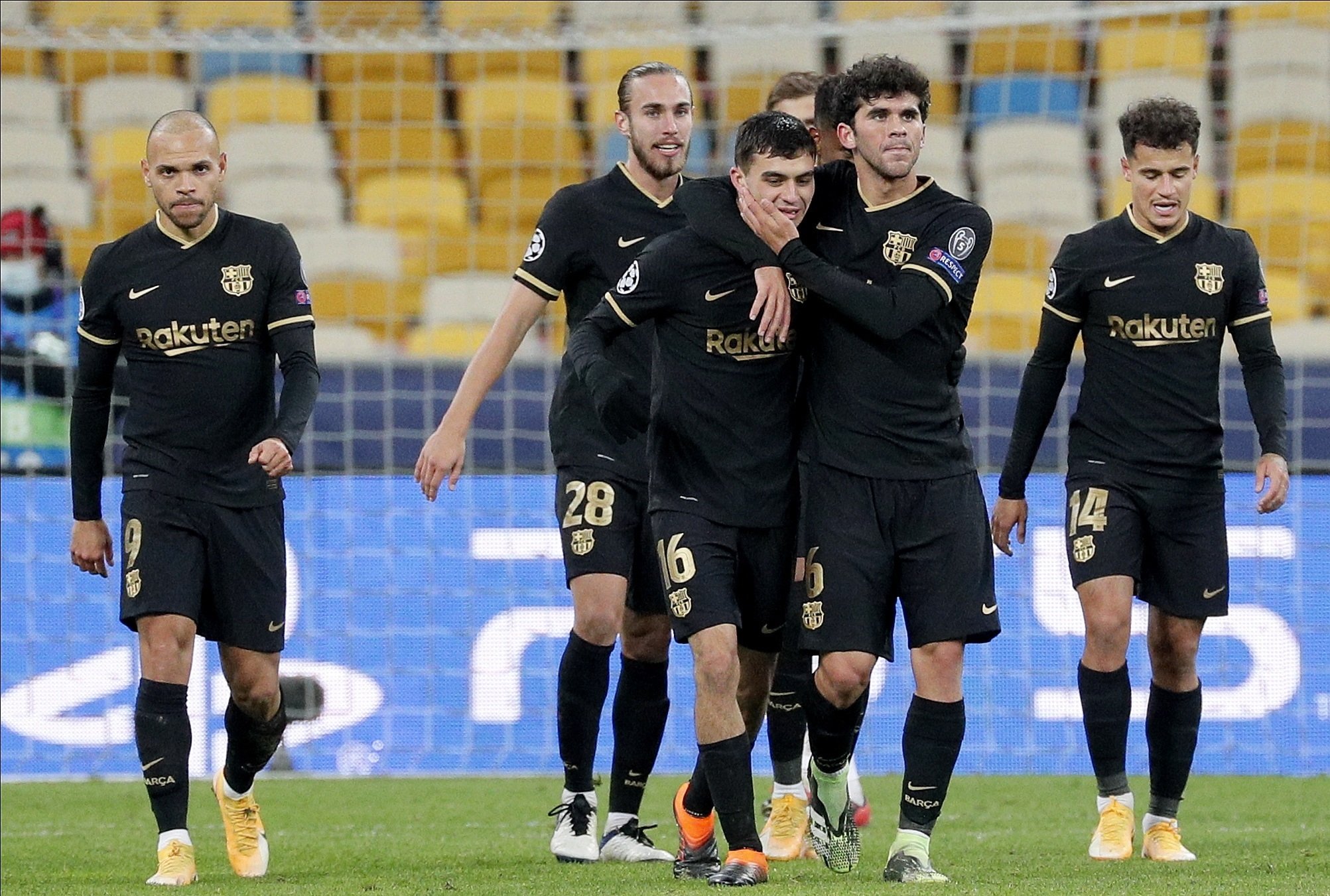 El Barça gana en Kiev por inercia y jugará los octavos de la Champions (0-4)