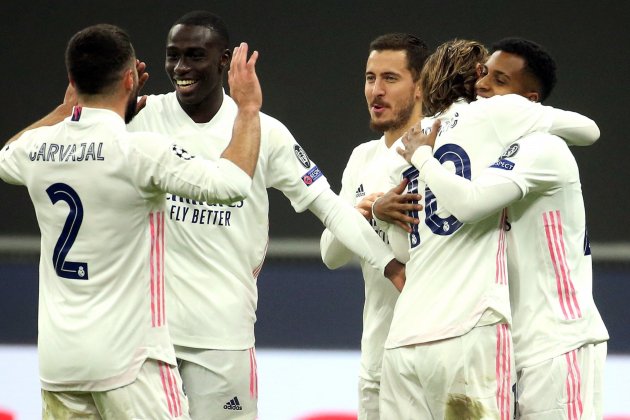 Reial Madrid celebracio gol Inter Mila EFE