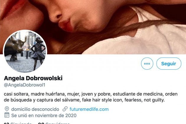 Perfil Twitter Angela Dobrowolski