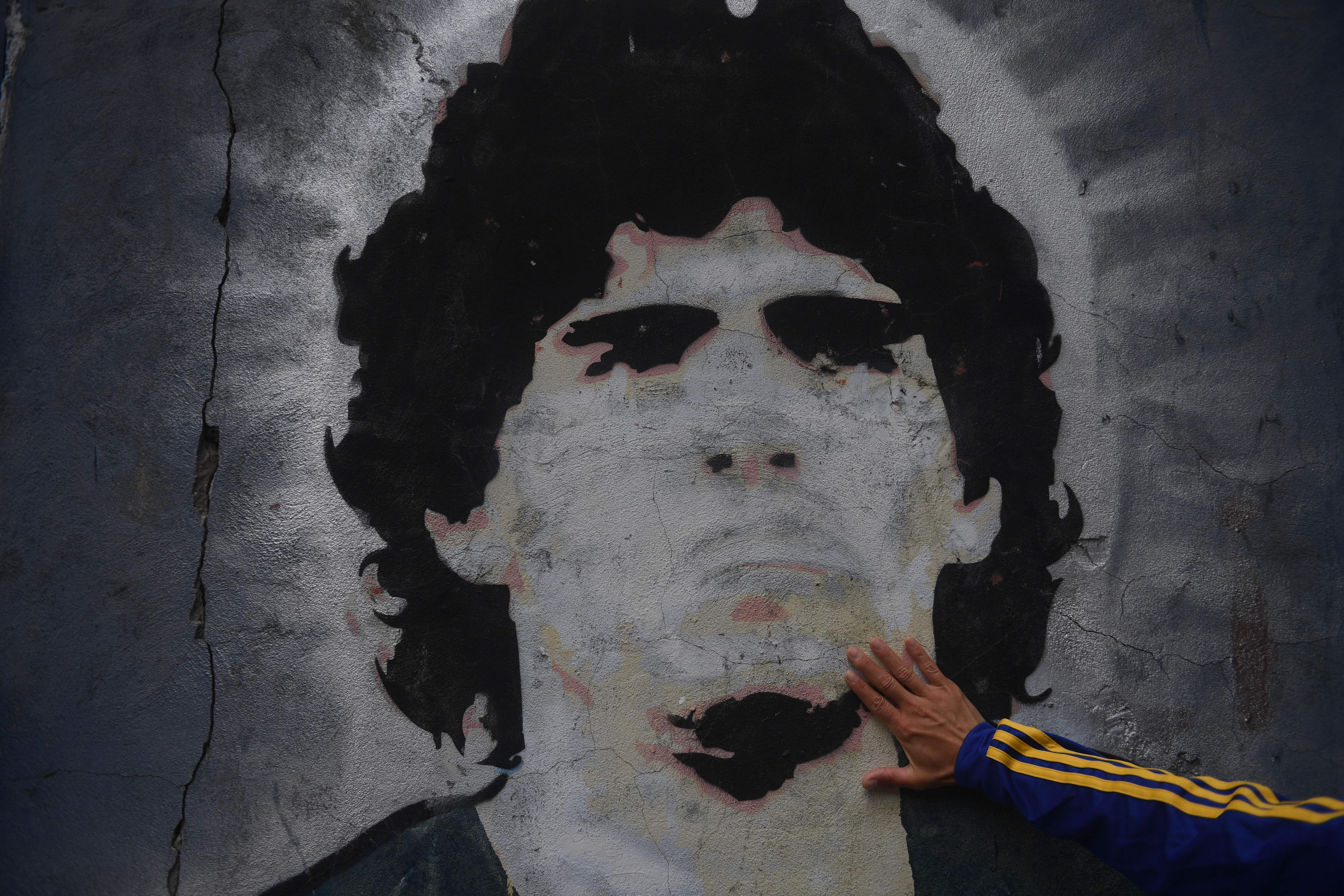 Maradona mural Argentina mor Europa Press