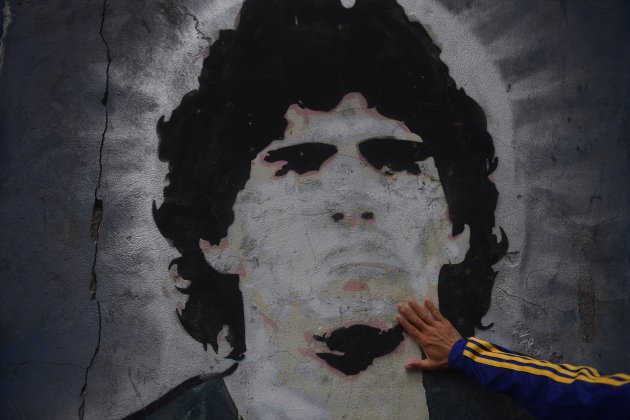 Maradona mural Argentina muere Europa Press