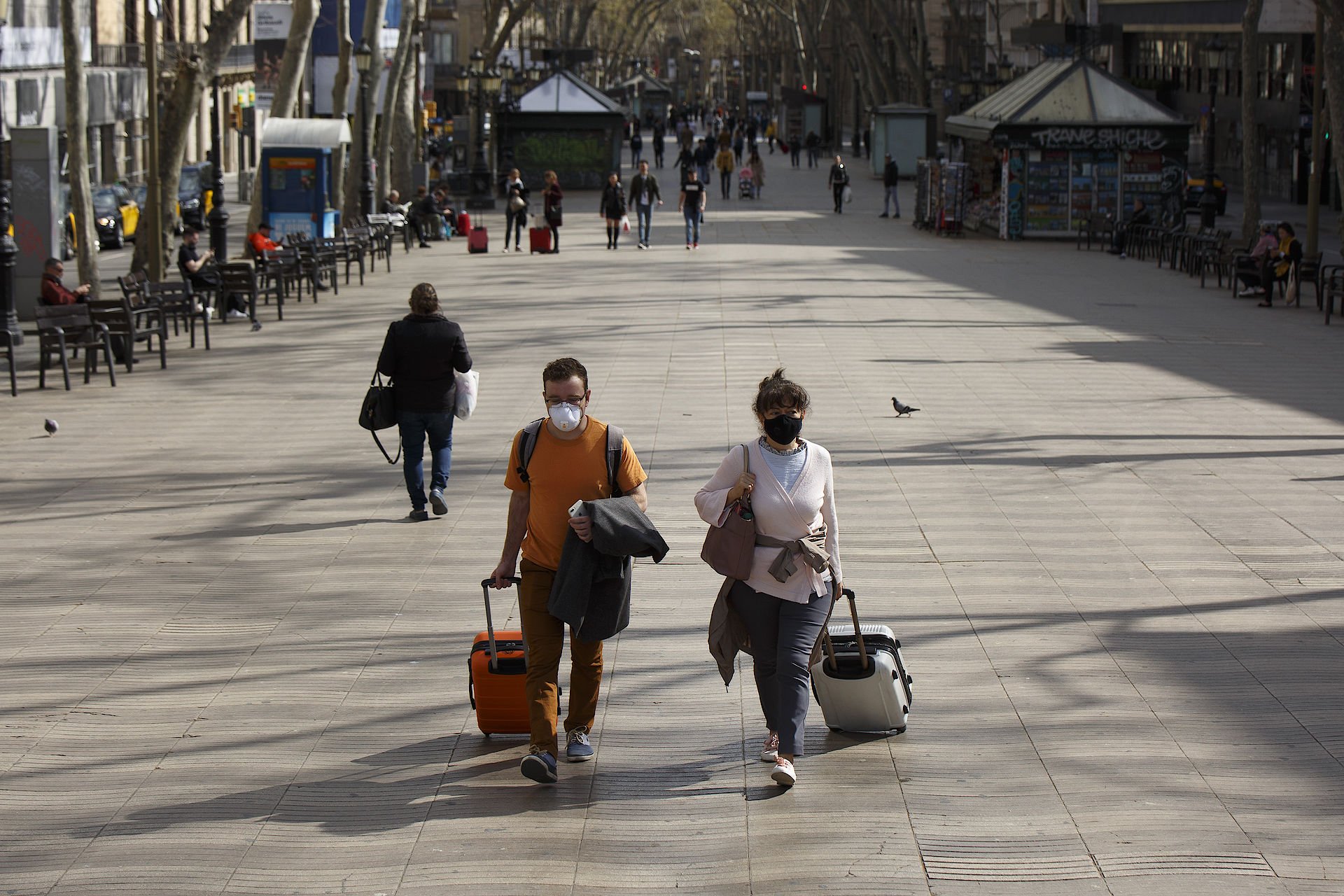 El gasto turístico cae casi un 80% en Catalunya este año