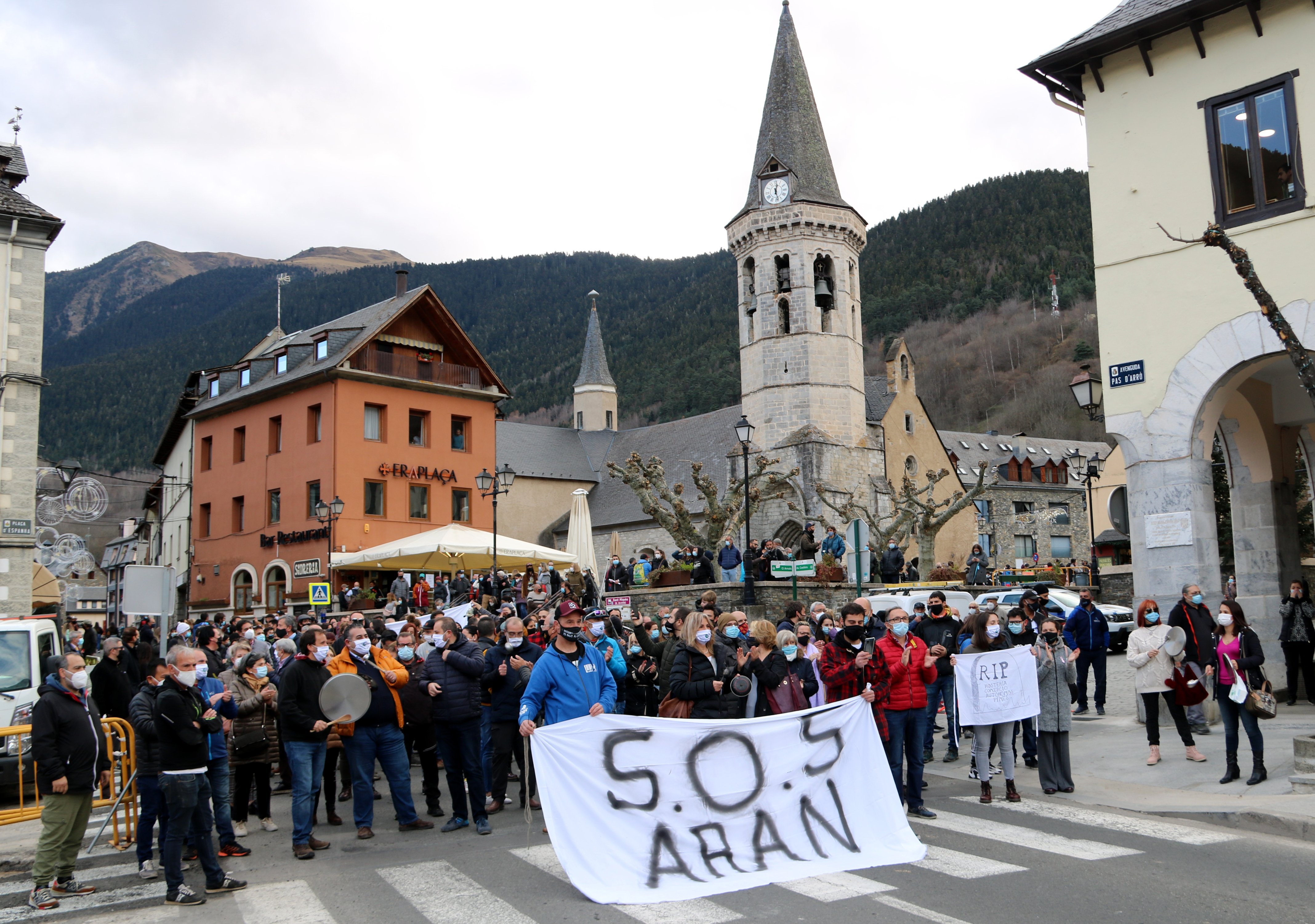 Covid: El sector turístic de la Val d'Aran denuncia que està "mort"