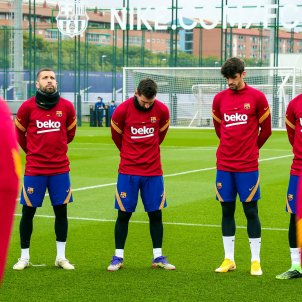 Leo Messi Barca Jordi Alba Trincao entrenament @FCB Leo Messi Barca Jordi Alba Trincao entrenament @FCB