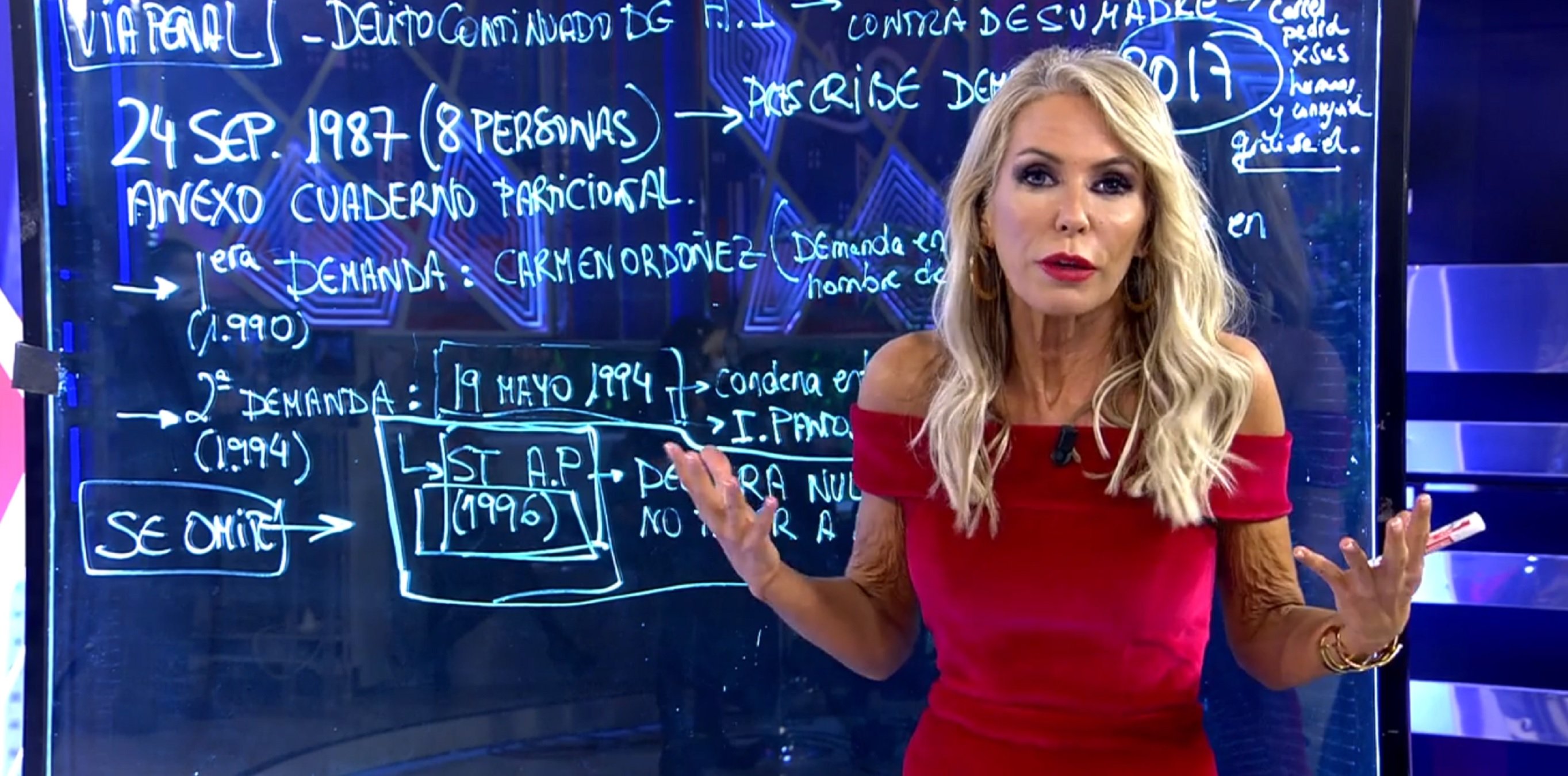 montse suarez brazos arrugados Telecinco