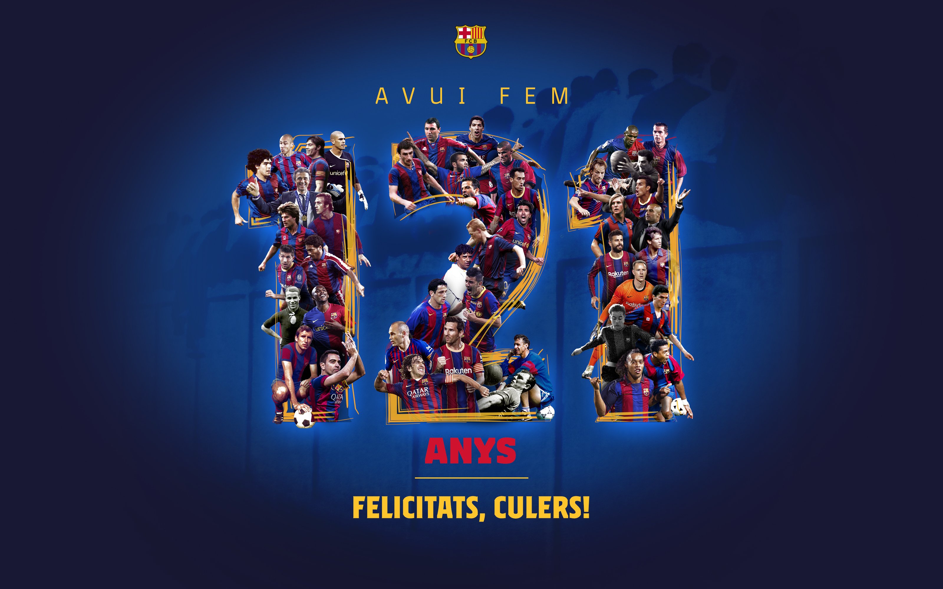 Polèmica pels 121 anys d'història del Barça: exclosos futbolistes històrics