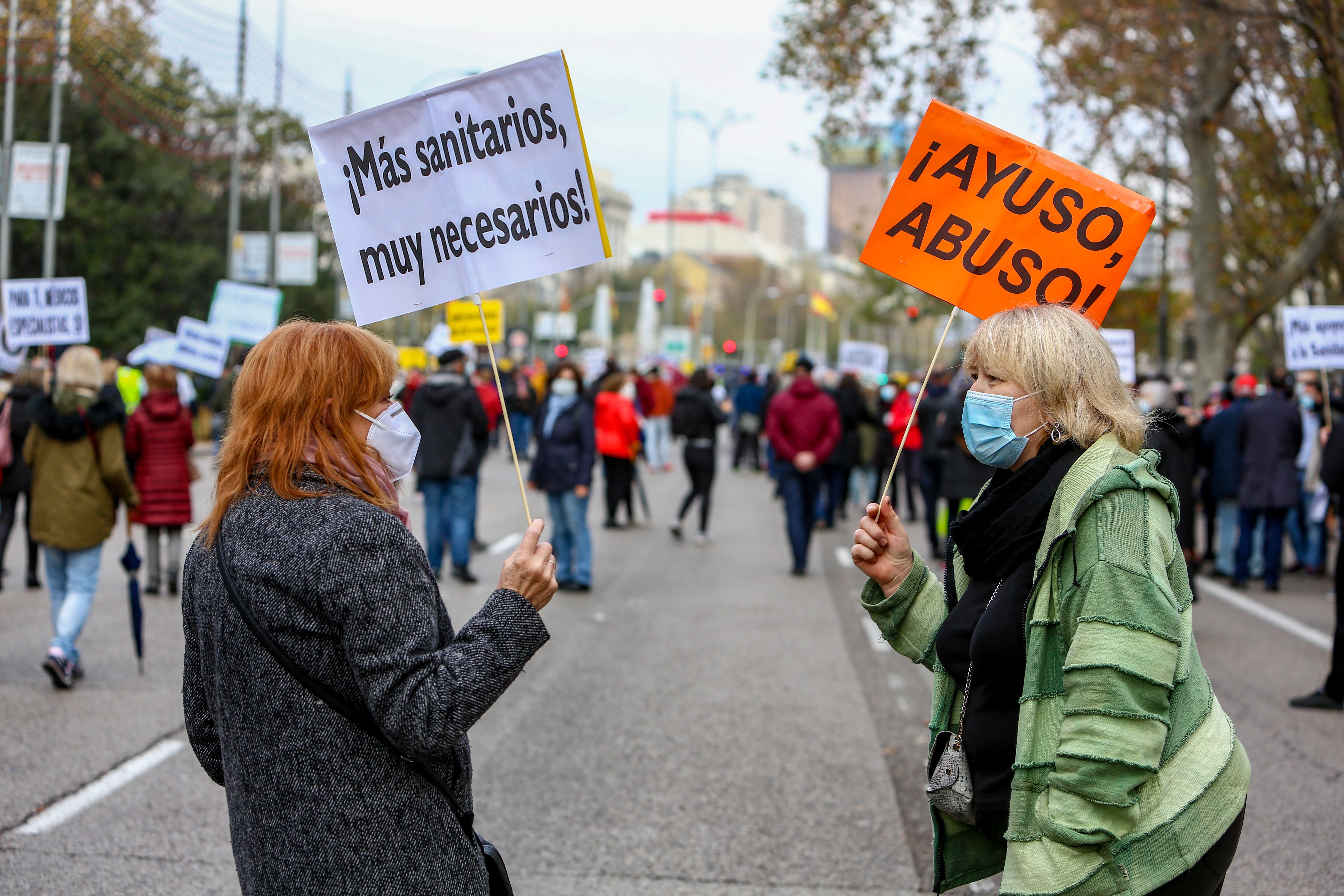 La vaga sanitària a Madrid continua: la reunió entre sindicats i el govern d'Ayuso acaba sense acord