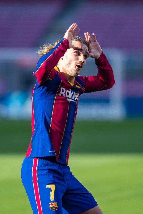 Antoine Griezmann Barca celebracio @FCB Antoine Griezmann Barca celebracio @FCB