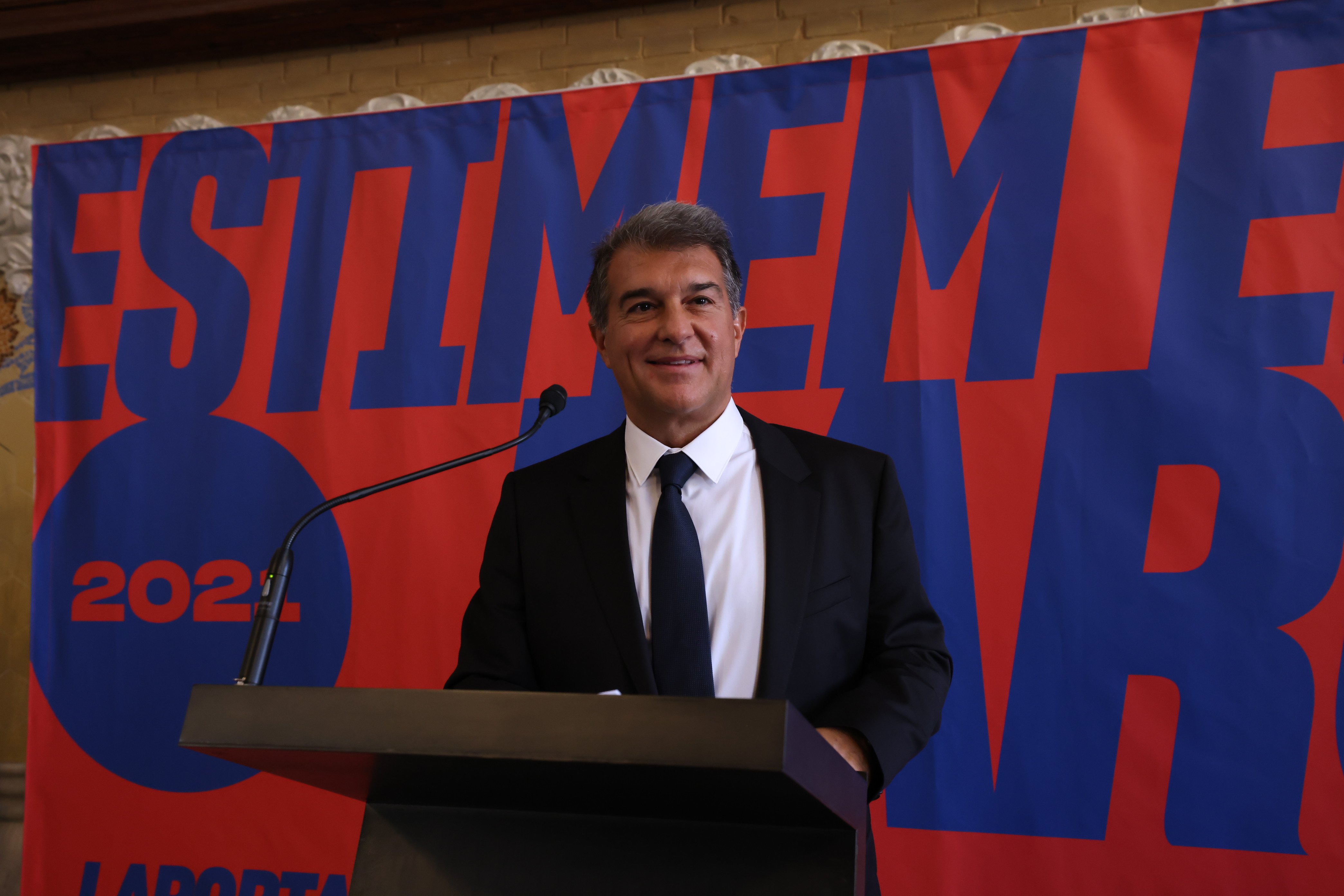 Joan Laporta, Barça president in the club's glory years, seeks a comeback