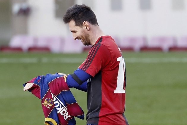 Leo Messi samarreta Newells Maradona Barca EFE