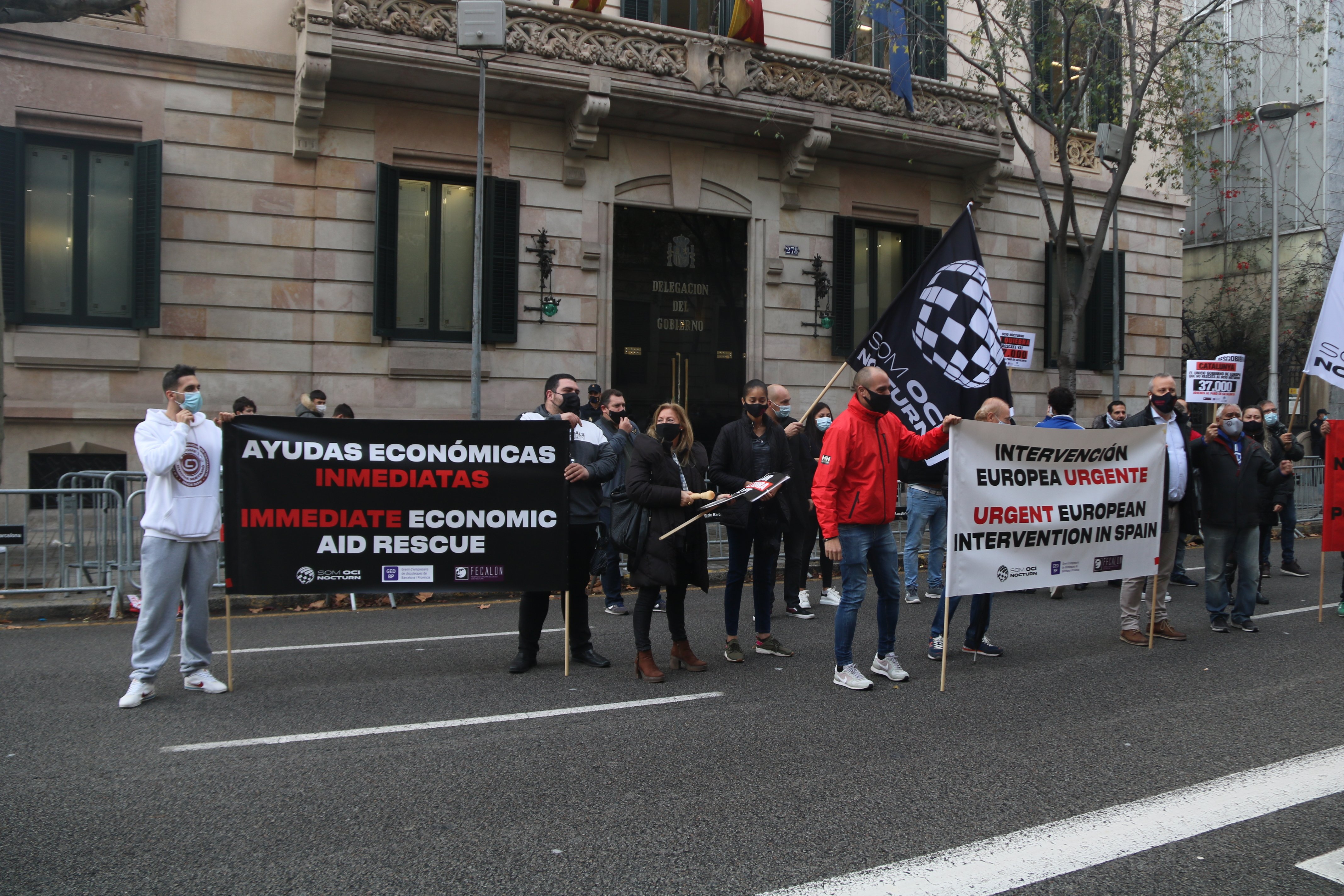 El ocio nocturno convoca un "funeral" para denunciar la muerte del sector por la Covid