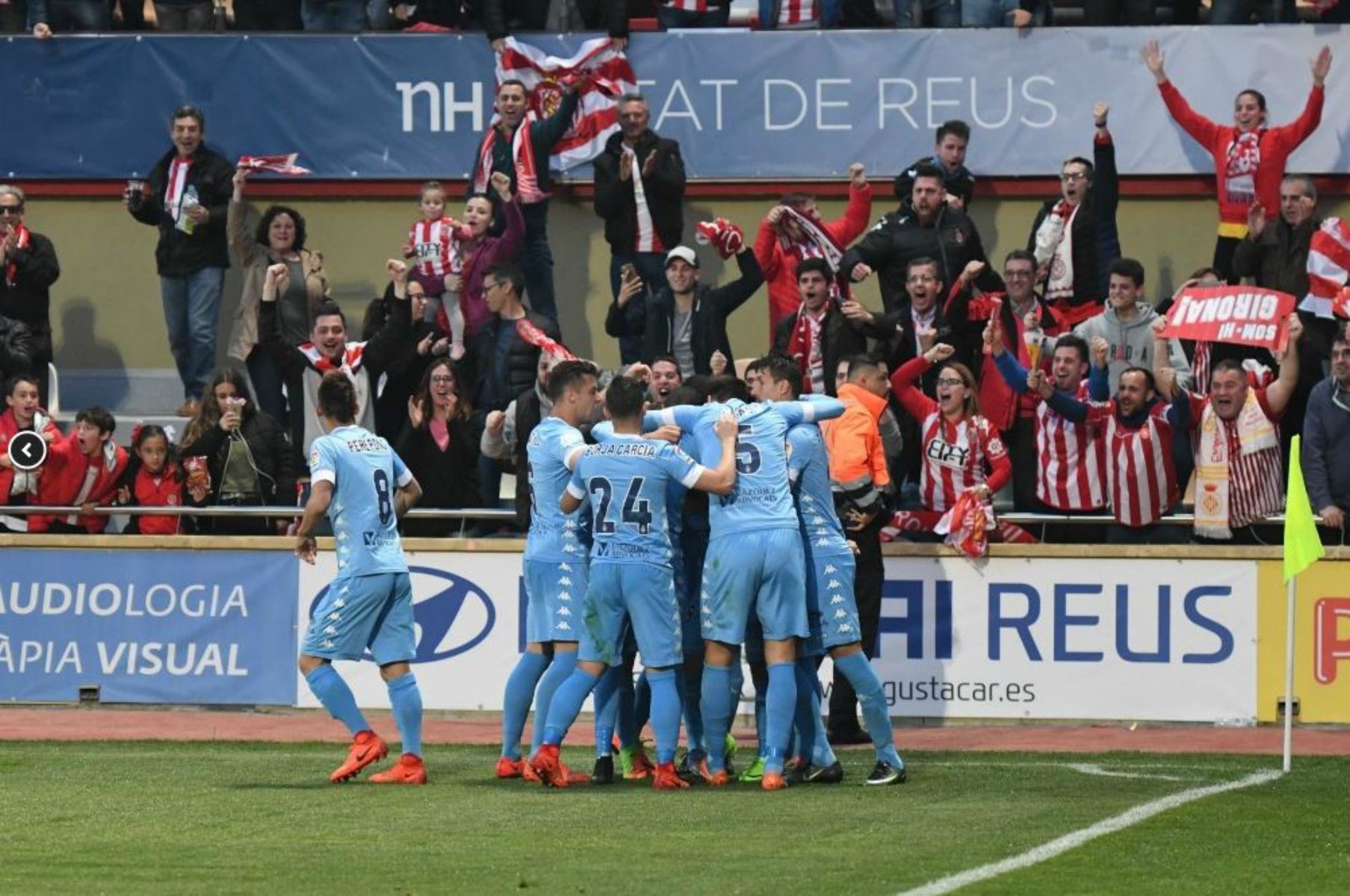 El Girona se rehace en Numancia y reanuda el camino a Primera (0-2)