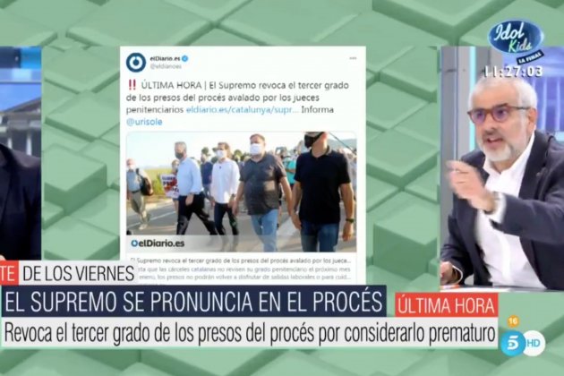 Carlos Carrizosa sobre presos polítics a 'El Programa de Ana Rosa' T5