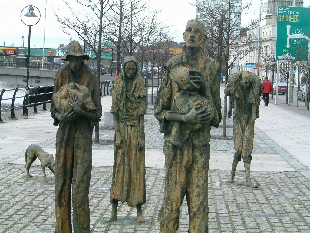 Famine memorial dublin - AlanMc
