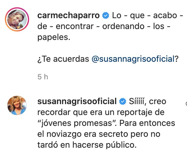 comentario foto Letícia Carme Chaparro y Susanna Griso