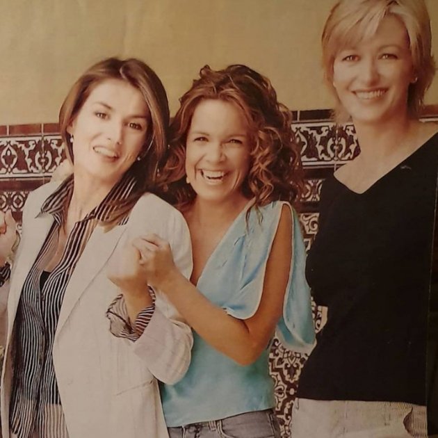 Letícia, Carme Chaparro y Susanna Griso 2003 ABC @carmechaparro