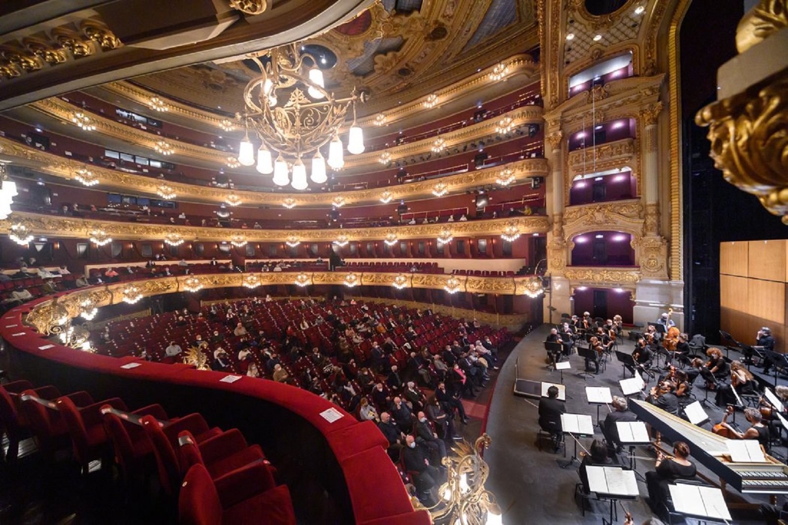 El Liceu reabrirá a partir del lunes con cerca del 50% del aforo