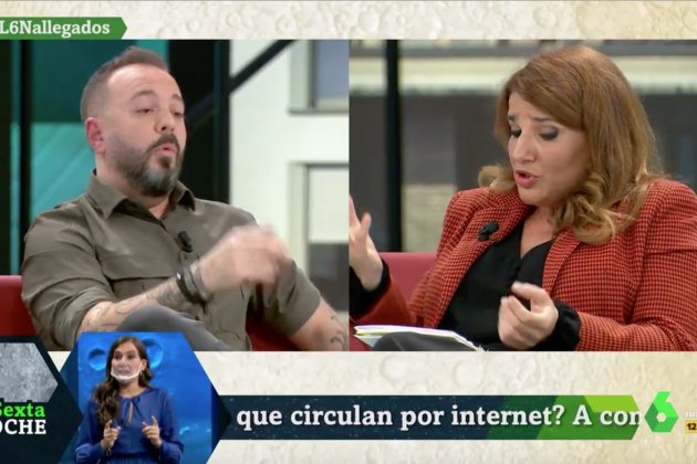 María Claver vs Antonio Maestre La Sexta Noche