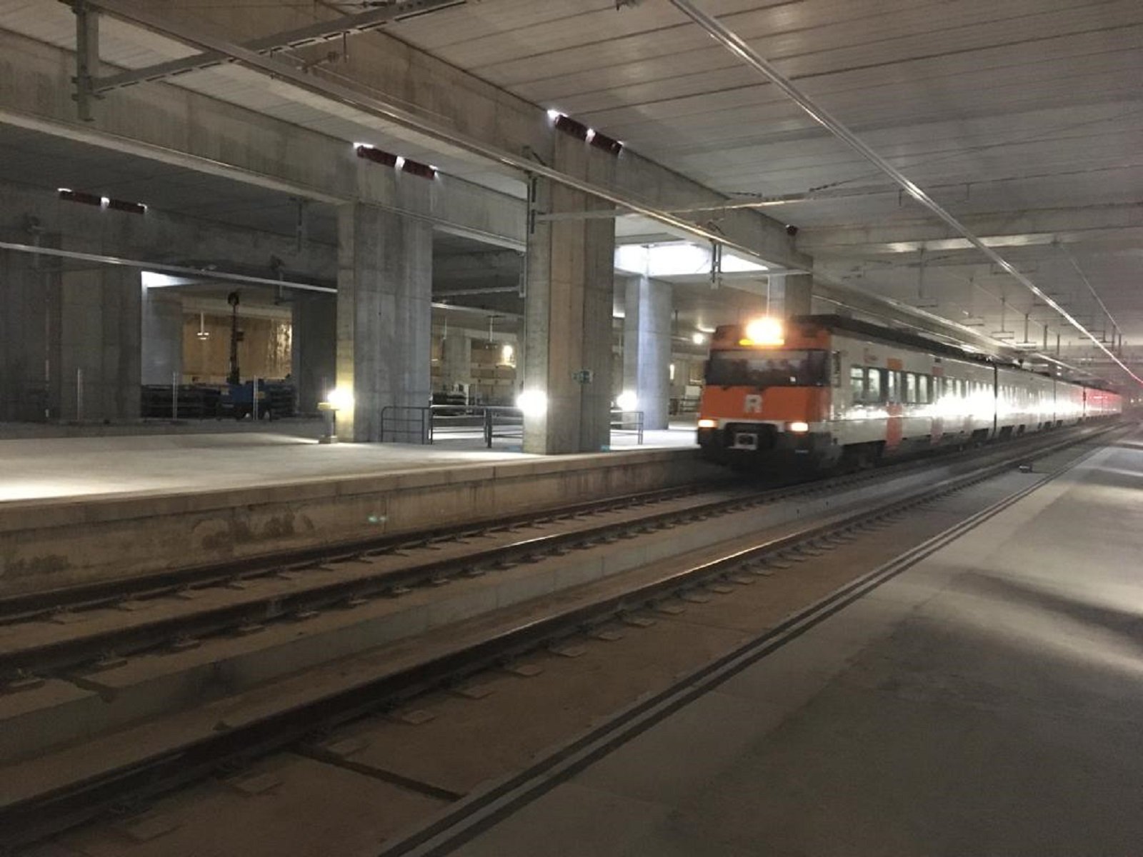 Els trens entre Barcelona i Maçanet ja circulen per La Sagrera
