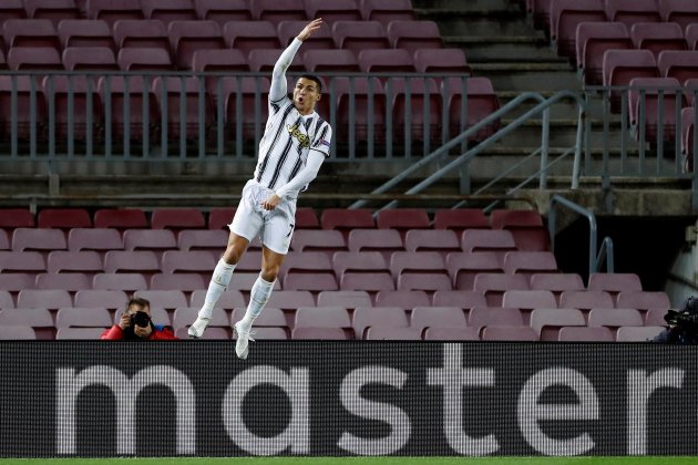 Celebracio gol Cristiano Camp Nou Juventus Barca EFE