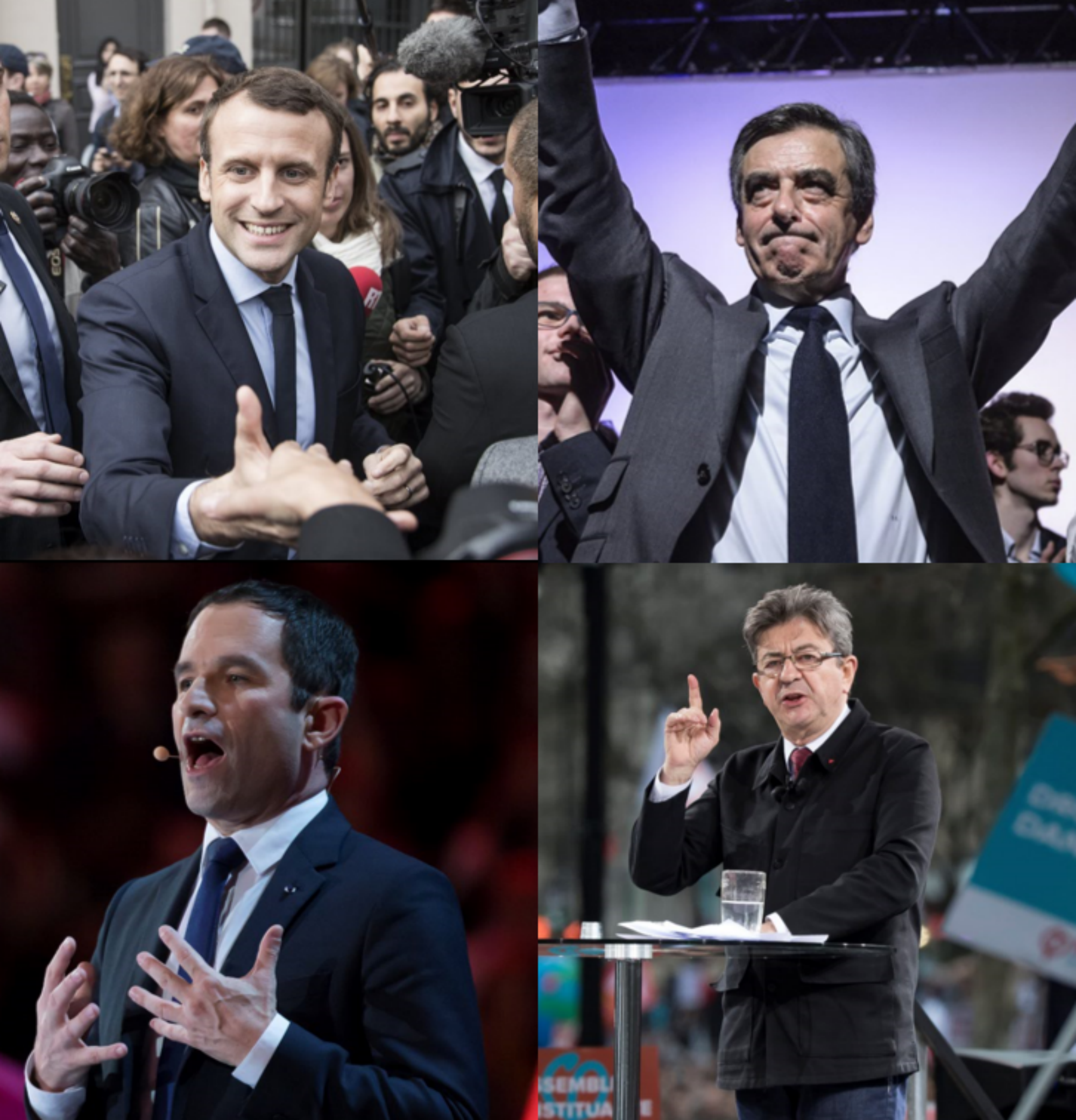 Estos son los candidatos que se disputan la presidencia francesa con Le Pen
