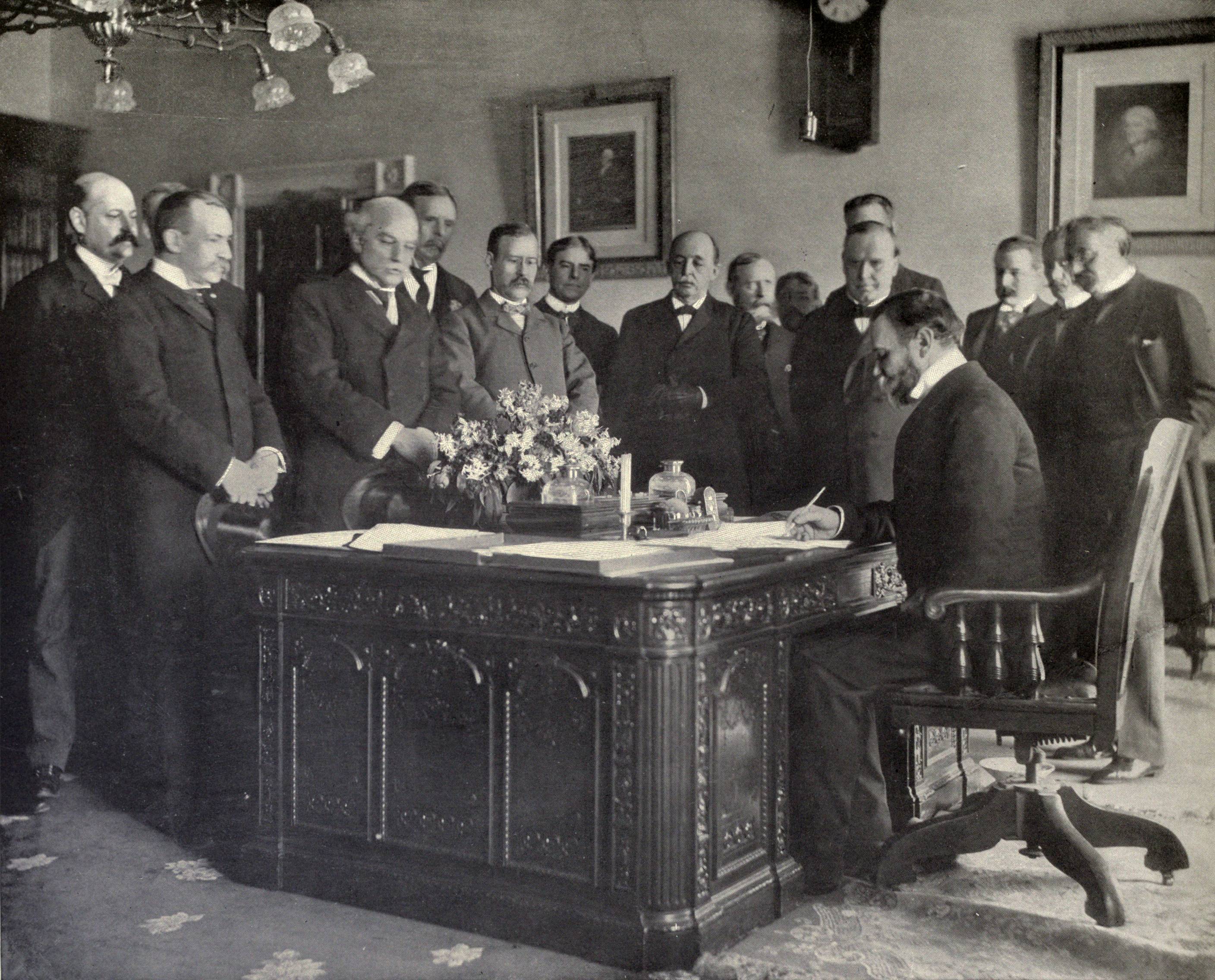 tractat paris espanya estats units- Frances Benjamin Johnston