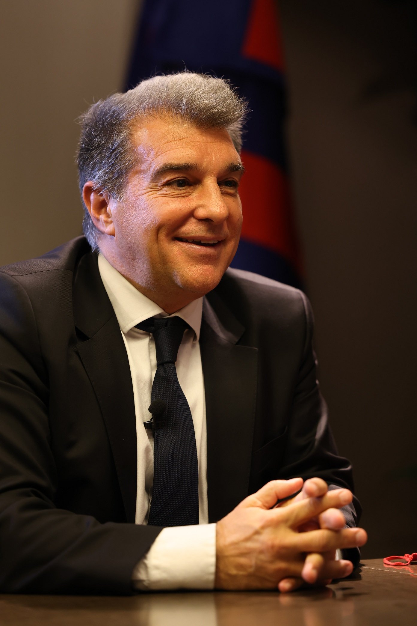 Joan Laporta celebra la eliminación del Real Madrid de la Copa del Rey