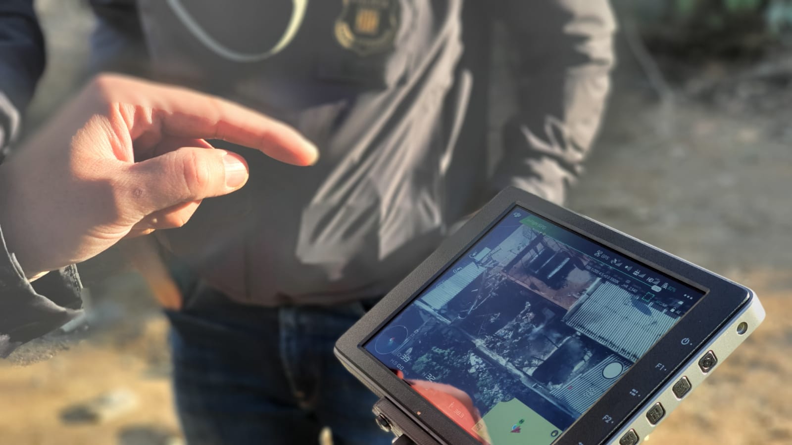 Dron imatges badalona @mossos