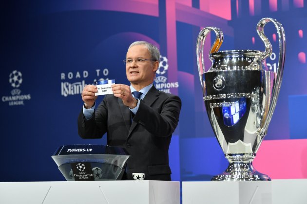 Giorgio Marchetti sorteo Champions Barça EFE