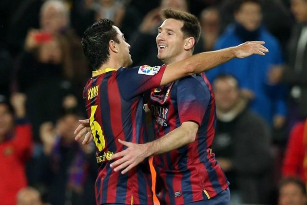 Xavi Messi Barça FC Barcelona